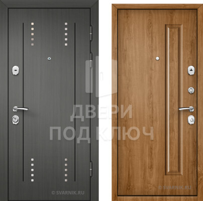 Входная трехконтурная металлическая дверь в офис ДПК-8929