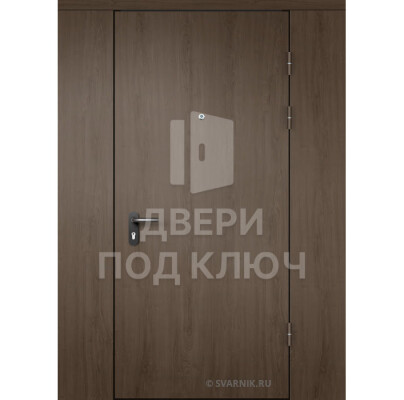 Тамбурная дверь глухая с перегородкой ламинат-винорит ДПК-14735